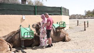 Hatalmas didkós arab lány dugása