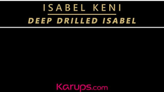 Isabel Keni megkefélve méretes dákóval - Karups