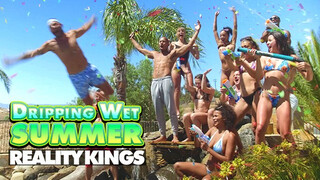 REALITY KINGS - Durva csoportszex a kertben